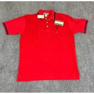 NWT Vintage Arnold Palmer GOLF  Polo Shirt  Men's Ruby  Red Short Sleeve Size  M